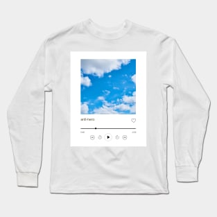 Anti-Hero Song Print - Taylor Swift Long Sleeve T-Shirt